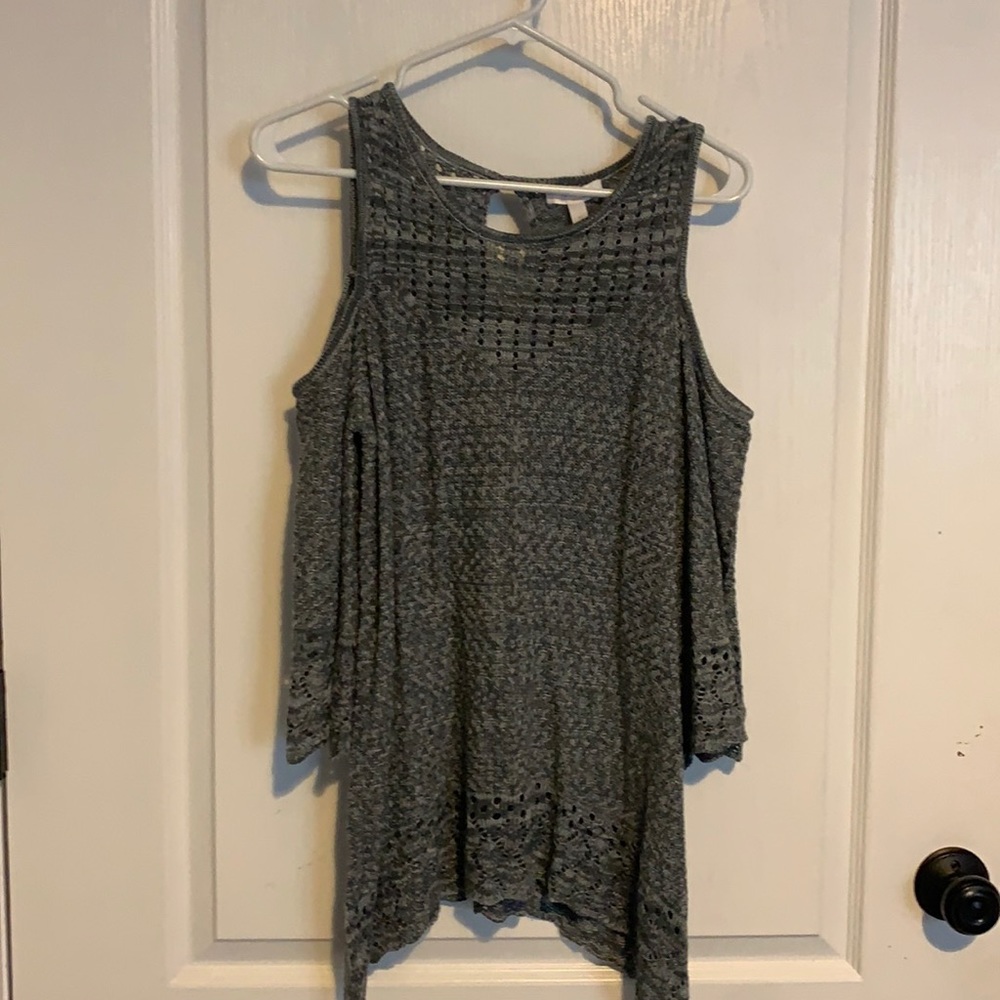 Lauren Conrad bare shoulder sweater Medium
